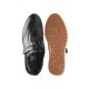 Classic Slip-On Leather Sneakers - Black